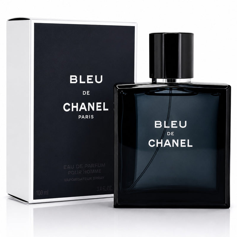 Bleu De Chanel Eau De Parfum Spray for Men | Long-Lasting Luxury Fragrance