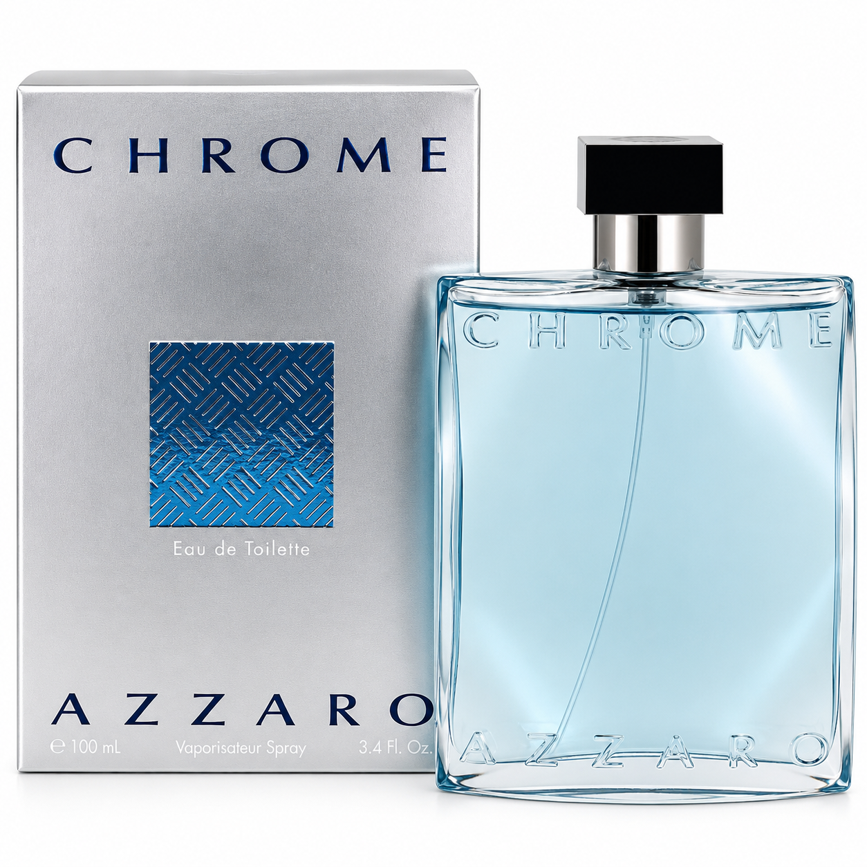 Azzaro Chrome Eau de Toilette Spray for Men 100ml / 3.4 fl oz