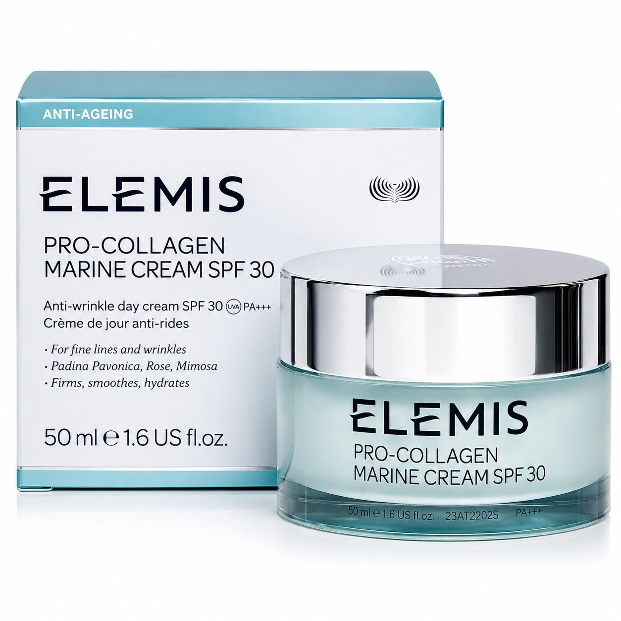 ELEMIS Pro-Collagen Marine Cream SPF 30 Anti-Wrinkle Day Moisturizer – 50ml / 1.6 fl oz