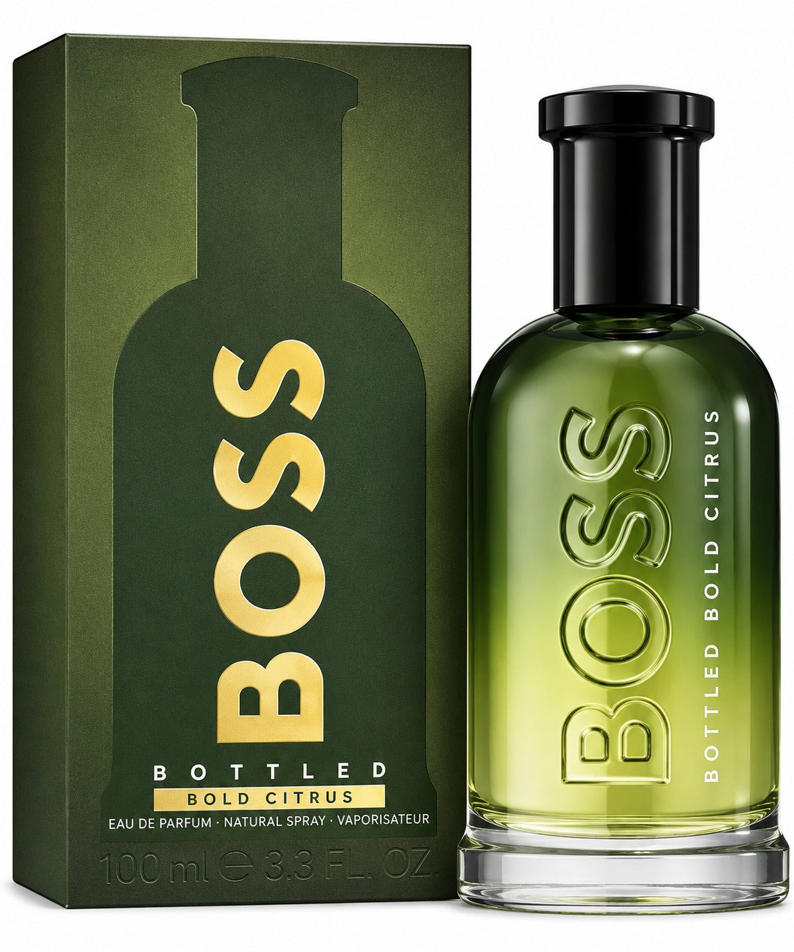 Hugo Boss Bottled Bold Citrus Eau de Parfum for Men 100ml (3.3 fl oz) – Fresh Citrus Woody Fragrance