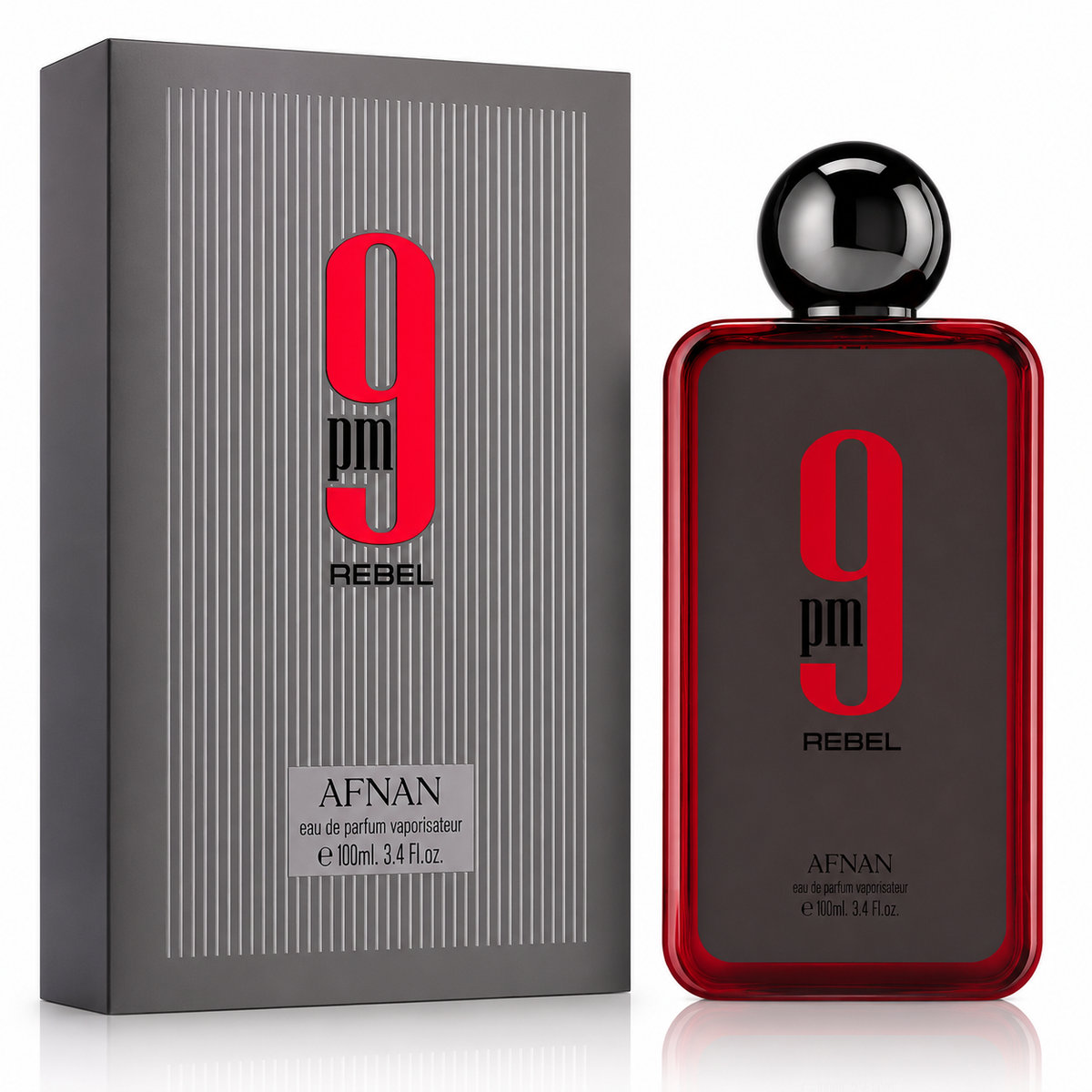 Afnan 9 PM Rebel Eau de Parfum Unisex Perfume – 100ml (3.4 fl oz)