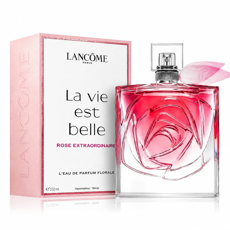 Lancôme La Vie Est Belle Rose Extraordinaire Eau de Parfum Florale for Women 3.4 fl oz