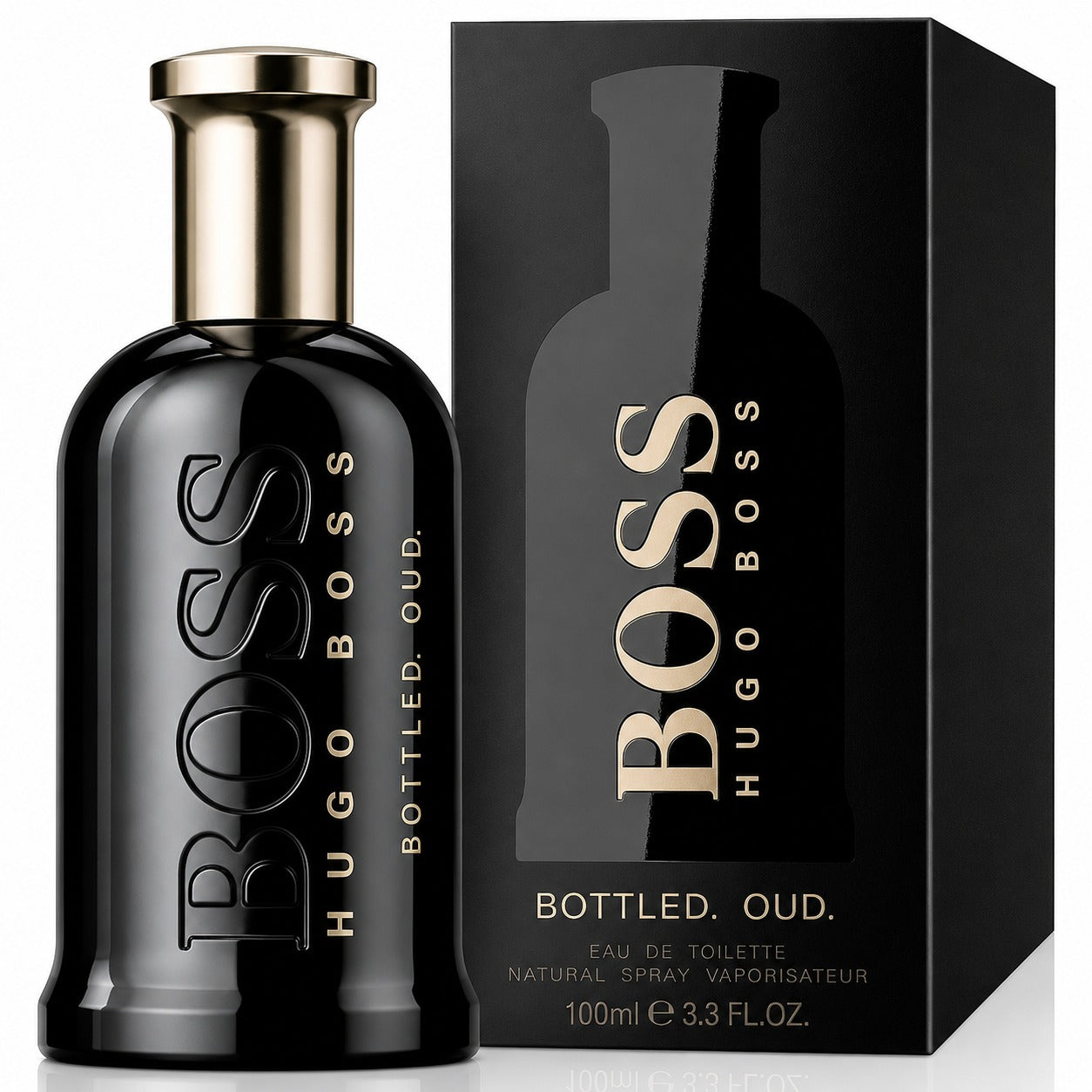 Hugo Boss Bottled Oud Eau de Toilette Spray for Men – 100ml / 3.3 FL.OZ