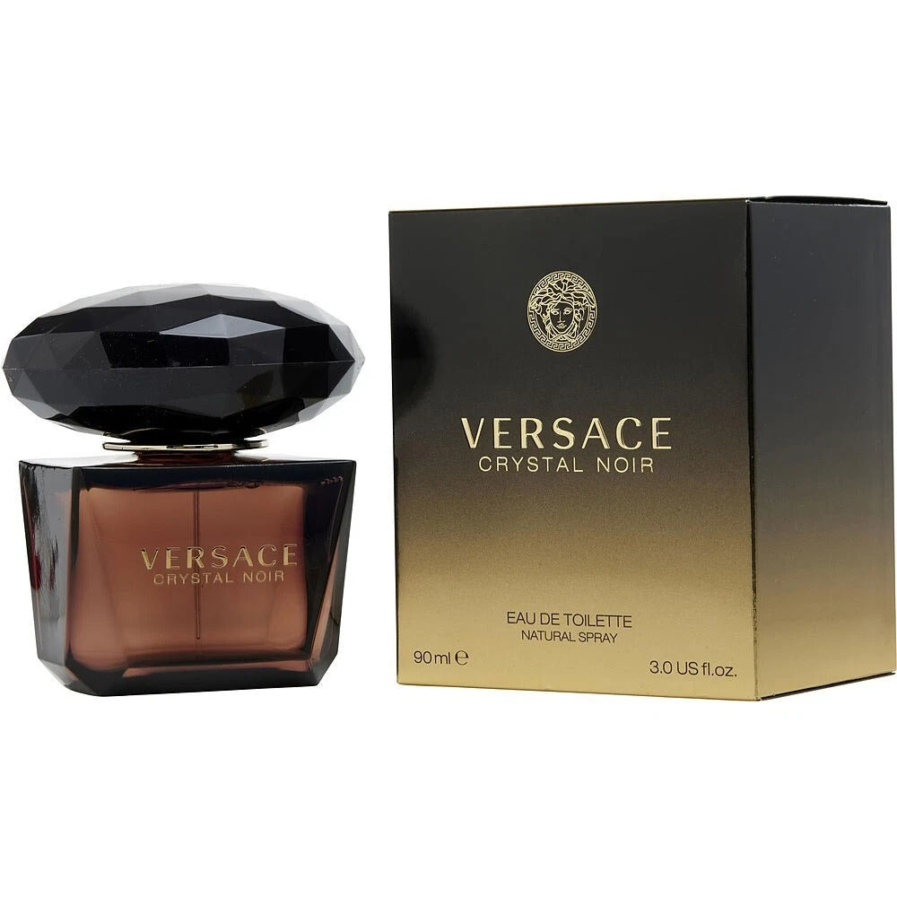 Versace Crystal Noir Eau de Toilette Spray for Women 3.0 oz / 90ml